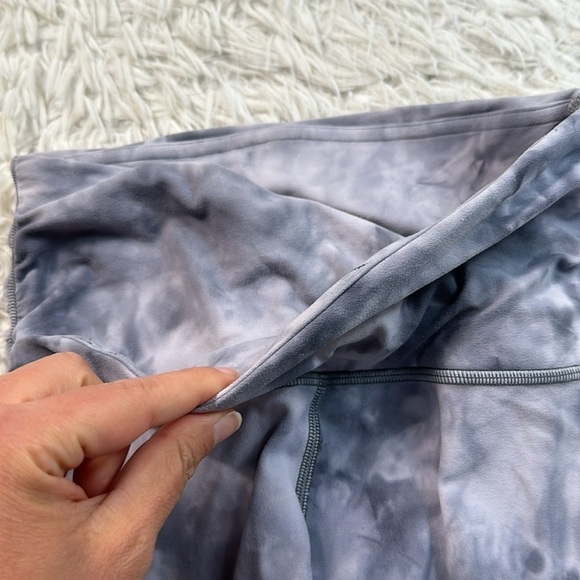 Lululemon Align Crop 21" *Cross Waist Diamond Dye Stargaze Pitch Grey - Picture 3 of 5
